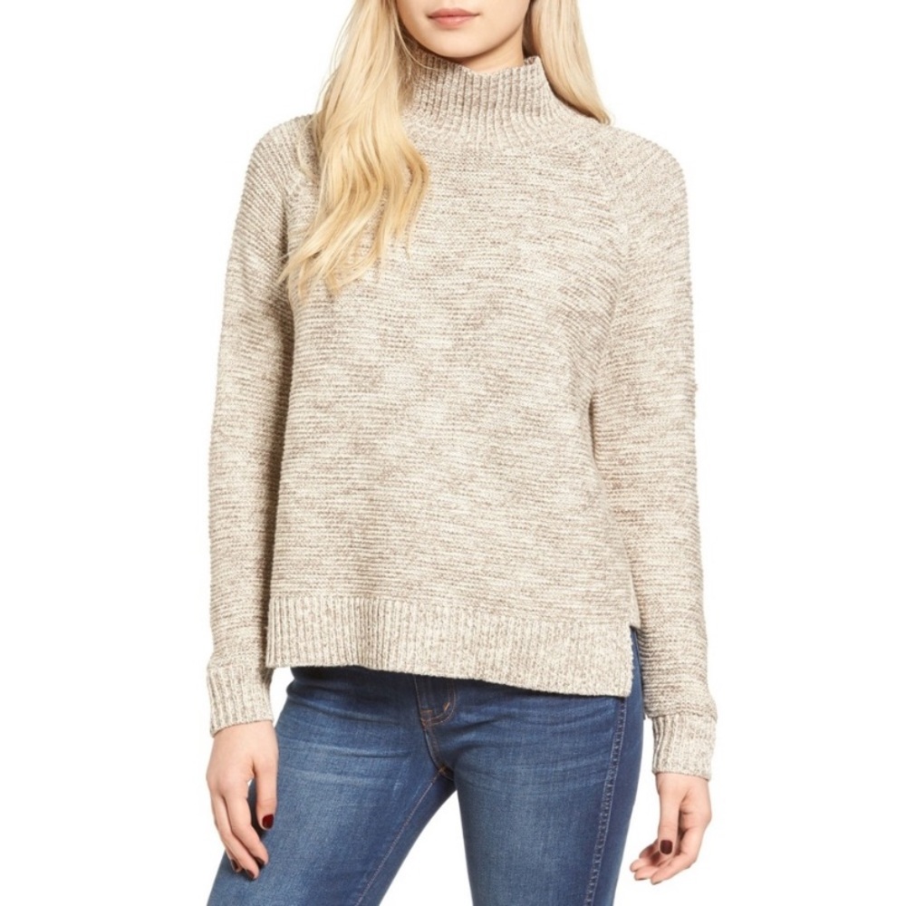 Madewell Raglan turtleneck sweater size Large - Picture 3 of 8